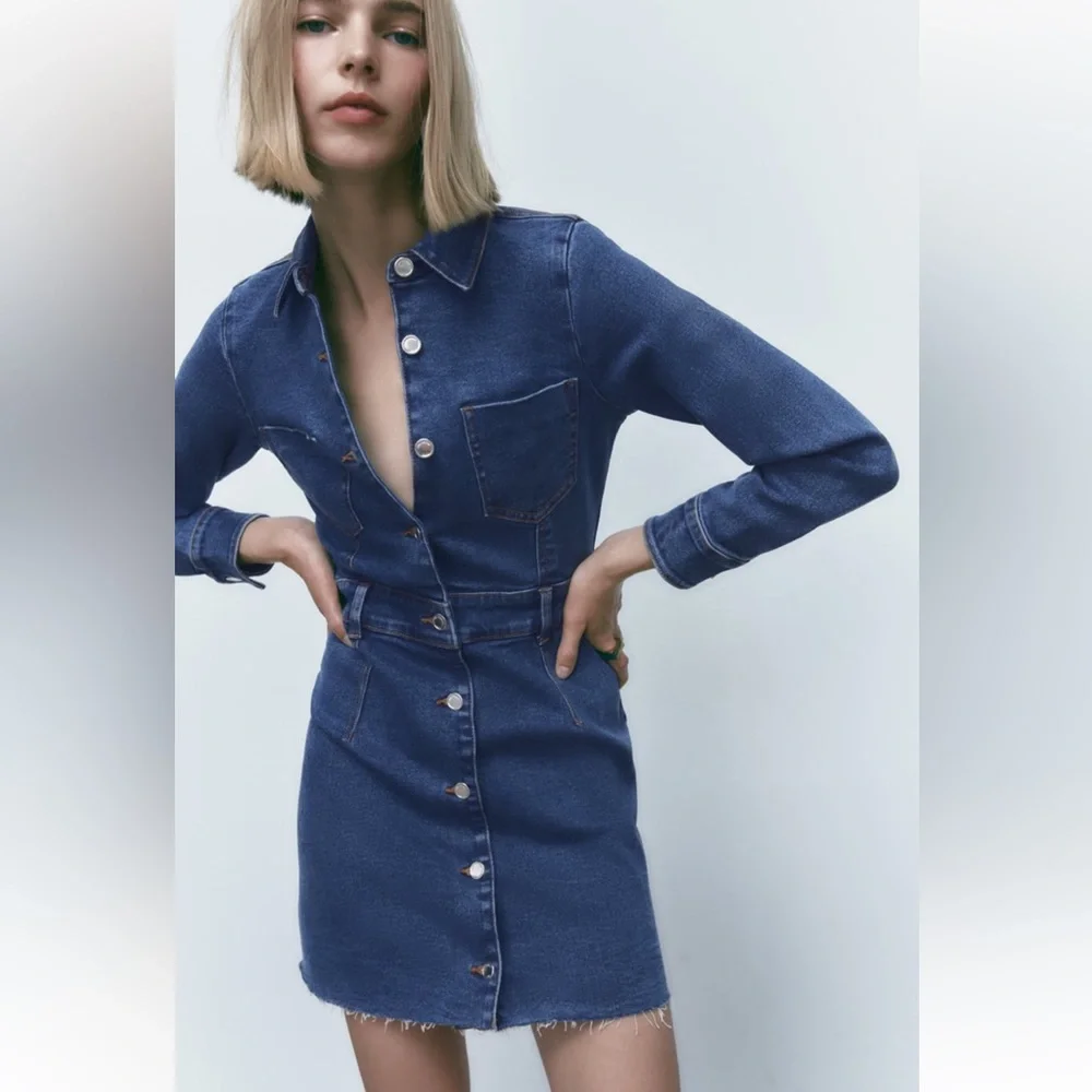 Zara denim shirt dress_3